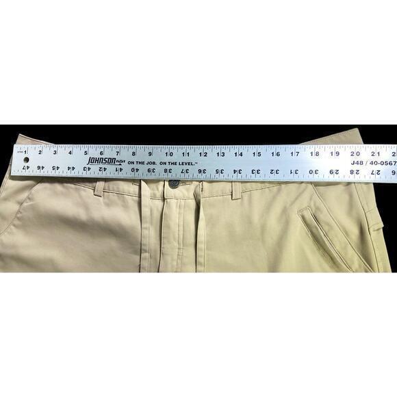 Magellan Womens Quick Dry Fish Gear Khaki Drawstring Pockets Shorts Size 1X - Picture 7 of 9